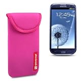 SHOCKSOCK NEOPREN H�LLE CASE TASCHE SCHUTZ F�R SAMSUNG GALAXY S3 i9300 IN ROSAvon "CELLAPOD"
