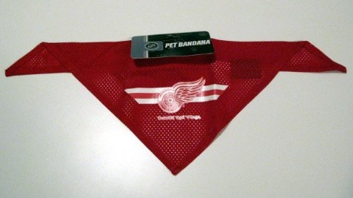 Detroit Red Wings Pet Dog Hockey Jersey Bandana M/L