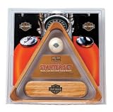 Harley Davidson Logo Cue Ball Rack and Brush Set