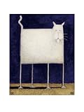White Cat by Daniel Patrick Kessler. Size 31.50 X 23.50