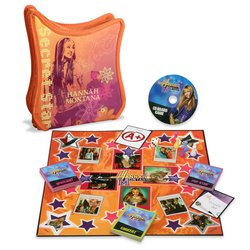 Cardinal Industries Hannah Montana CD Board Game in Guitar Shape Portfolio by Cardinal Industries