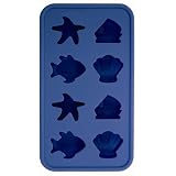 SiliconeZone Ocean Ice Cube/Chocolate Mold, Blue