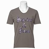 *新着* A.S.M ×Jupiter & Juno Tシャツ(スパンコールTシャツ) メンズ 【ライトグレー/50(L)】