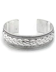 Sterling silver cuff bracelet, Modern - Sterling Silver Cuff Bracelet