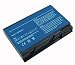 AGPtek Hi-Capacity Li-ion Battery [4800 mAh] for Acer Aspire 3100 3103 3690 4200 5100 5101 5102 5103 5110 5112 5113 5114 5610 5611 5612 5630 5632 5633 5634 5650 5680 5683 5684 9110 9120 series TravelMate 2490 2492NLMi 2493NWLMi 3900 4200 4202LMi 4202WLMi 4230 4233 4260 4280 4283WLMi Series fits for BATBL50L6 LC.BTP01.017 11.1V Laptop Notebook Main Battery