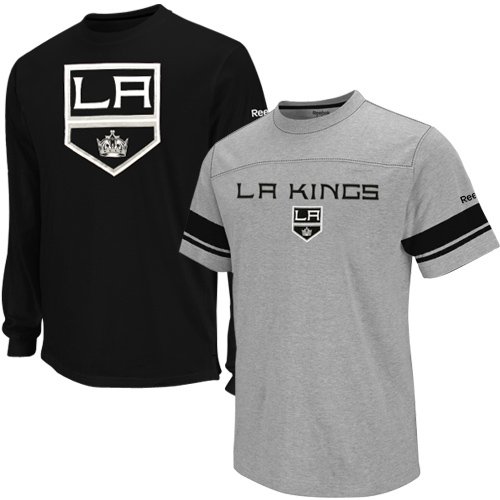 NHL Men's Los Angeles Kings Option 3-In-1 Combo Pack (Grey, X-Large)