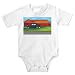 Onesie with vehicle, England, vintage, classic, dwelling, Europe, "United Kingdom", car, automobile, antique, house