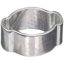 Dixon Zinc Plated Steel Pinch-On Double Ear Clamp