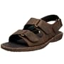 Bass Men's Charter Double Buckle Sandal,Mahogany,8.5 D US