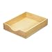 Advantus 07211 Hardwood stackable desk tray, letter, stand. depth, 2-1/4h, oak finish