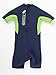 O'Neill Wetsuits Toddler 2 mm Reactor Spring Wetsuit, Navy/Lime, 4
