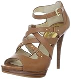 Michael Michael Kors Women’s Cyndi Platform Sandal,Luggage,5.5 M US