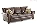 Steve Silver Company Escher Sofa with 2 Accent Pillows, 91