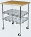 Exeter Gourmet 3 Tier Steel Kitchen Cart