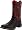 Black Deertan/Maroon Brush Off