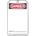 Accuform Signs MDT260CTP Danger Tag, (Blank Front and Back), PF-Cardstock (Pack of 25)