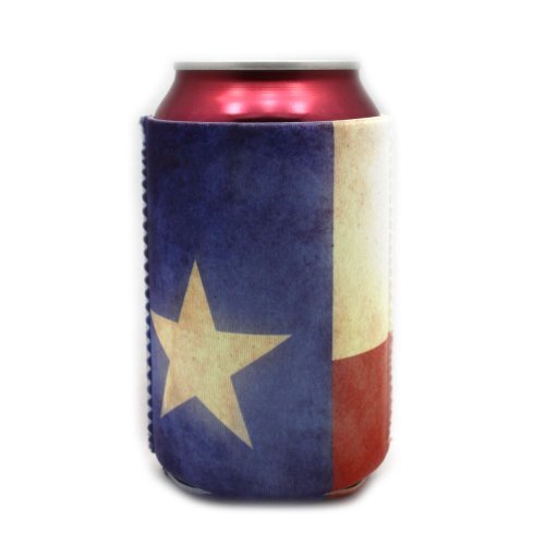 Texas State Flag Drink Koozie