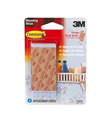 3M Command 17605B Water-Resistant Replacement Strips, Large