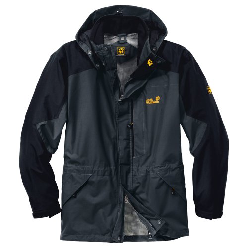 Jack Wolfskin Regenjacke Black