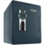 First Alert 2096DF Waterproof Fire Safe with Digital Lock, 2.14 Cubic Foot, Gray