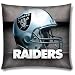 Oakland Raiders NFL Photo Real Toss Pillow (18x18