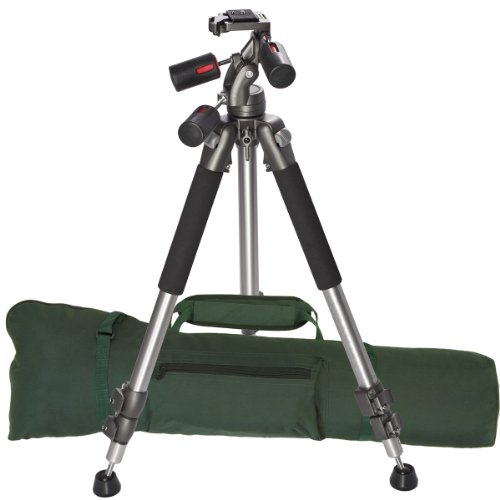 Ravelli APGL3 Professional Three Axis Head Camera Video Photo Tripod with Dual Quick Release Plates and Carry Bag