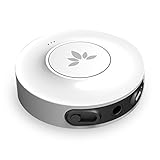 Avantree Priva Bluetooth Wireless Multipoint Audio Transmitter with aptX low latency codec, connects two headphones simultaneously, perfect device for TV watching, CD player music streaming, working with Bluetooth headphones, Bluetooth enabled speakers - White