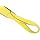 Mazzella EE1 Edgeguard Nylon Web Sling, Eye-and-Eye, Yellow, 1 Ply, Twist Eyes, Vertical Load Capacity