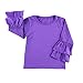 Wennikids® Baby Girl Long Sleeve Shirt Tops with Ruffles 1-5t in