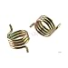 Dia-Compe Spring, hook side, gold, pair