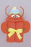 Mullins Square Tubbie  Larry Lobster Personalized Hooded towel
