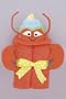 Mullins Square Tubbie  Larry Lobster Personalized Hooded towel