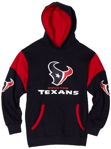 NFL Boys' Houston Texans Qb Jersey Hoodie - R18Ntt32 (Dark Navy, Medium)