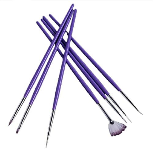 Joylive Nail Art Brush Pen Uv Gel Acrylic Painting Drawing Liner Polish Brush Tips (7 Pcs Nail Art Design Pen)