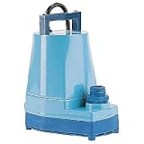 Little Giant 5-MSP (505176) Submersible Utility Pump, 115V, 1/6HP, 18' cord