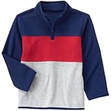 クレイジーエイト Crazy 8/ カラーブロックマイクロフリースプルオーバー ネイビー トップス長袖Tシャツ S【並行輸入】