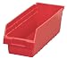Akro-Mils 30098 ShelfMax Plastic Nesting Shelf Bin Box, 18-Inch Length x 6-Inch Width x 6-Inch Height, Case of 10, Red Akro-Mils 30098 ShelfMax Plastic Nesting Shelf Bin Box, 18-Inch Length x 6-Inch Width x 6-Inch Height, Case of 10, Red