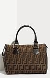Fendi 'Chef Boston - Zucca' Logo Jacquard Satchel