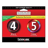 Lexmark #4 & #5 Black/Color Combo Pack