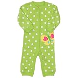 Carter's Girls Green Dots Butterfly Overalls Jumpsuit (3 months)