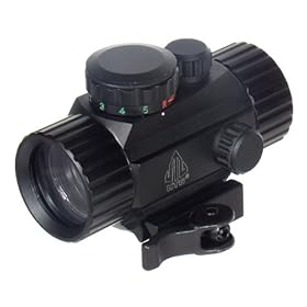  UTG 4-Inch Compact ITA Red/Green Target Dot Sight with Integral QD Picatinny Mount