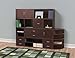 Foremost 340009 Modular 5-in-1 Shelf Cube Storage System, Espresso