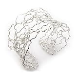 UniqueFiligreeWireworkAdjustableSterlingSilverCuffBracelet7