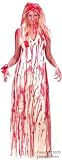 Women's Bloody Prom Dress Costume (Size: 2-8)