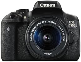 Canon EOS 750D Digital SLR Camera (24.2 MP, 18 - 55 mm Lens, CMOS Sensor) 3-Inch LCD