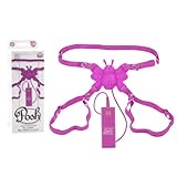 Posh 10 Function Silicone Butterfly Lover Strap On Vibrator