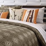 Rhythm in Chocolate King Duvet Cover Set