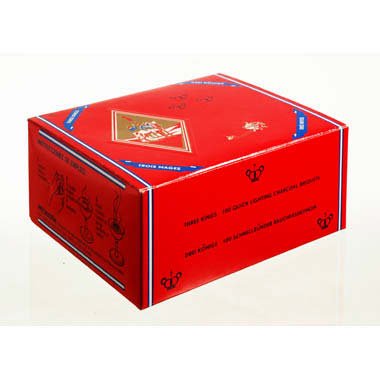 ThreeKings 40mm schnellzündende Kohle - 100er Pack