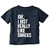 Brisco Brands Snacks Funny Hungry Ironic Cute Hangry Toddler Infant T