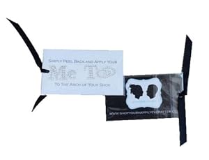 Grooms ME TOO Crystal Shoe Sticker-Silver